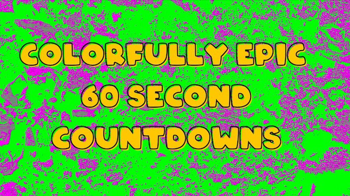 Colorfully Epic Countdowns image number null